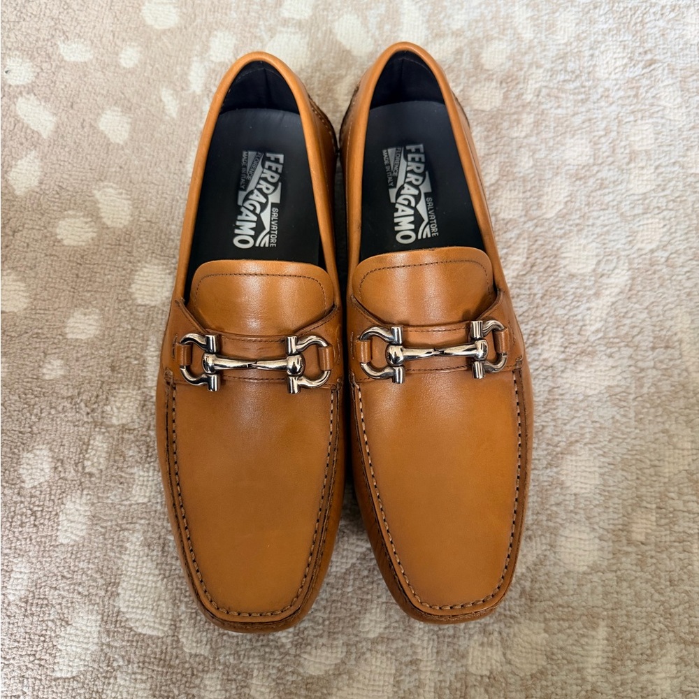 Salvatore Ferragamo Men's Brown Loafers